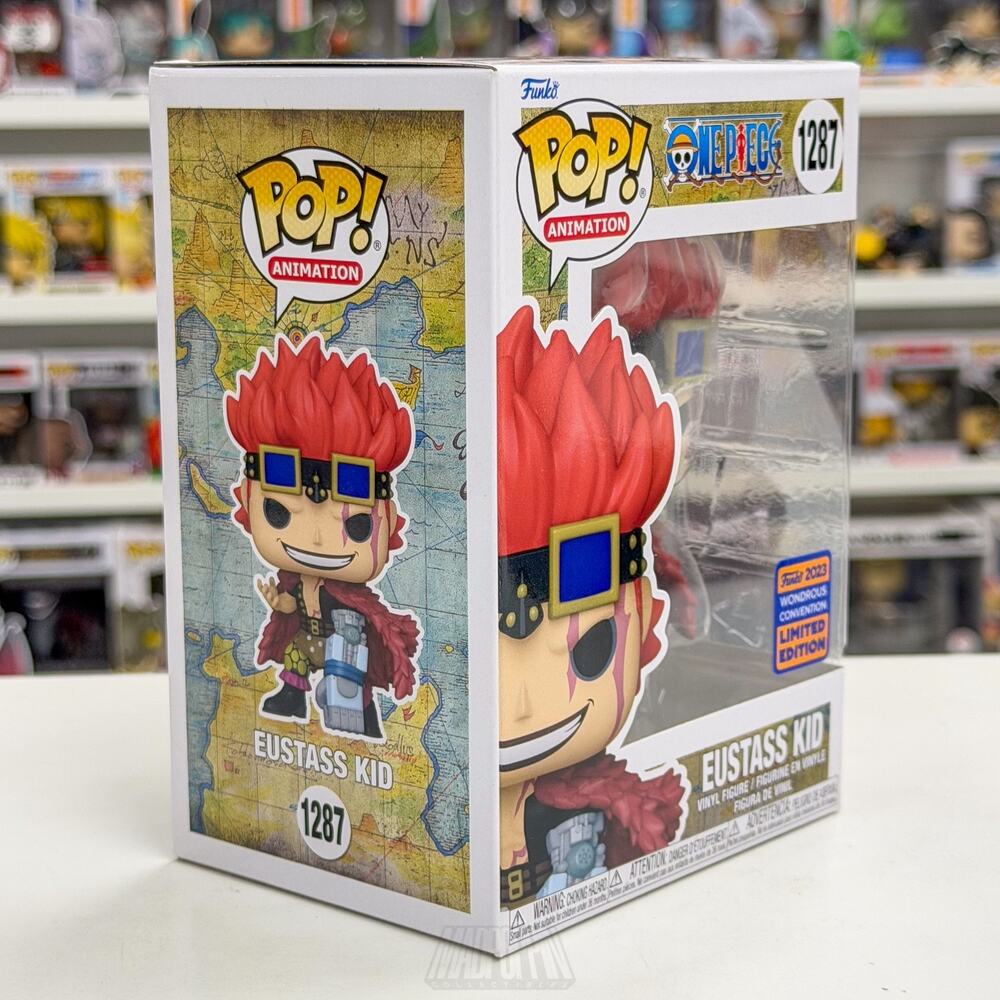 Funko Pop Anime One Piece Eustass Kid WonderCon 1287 Pirate RARE Vinyl Figure - Picture 6 of 8